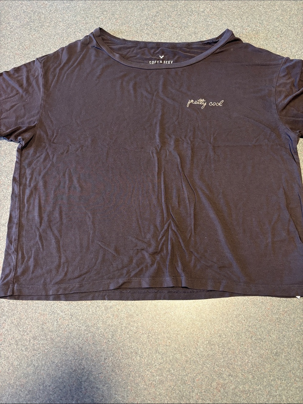 Soft & sexy Pretty Cool" Black Women's Tee